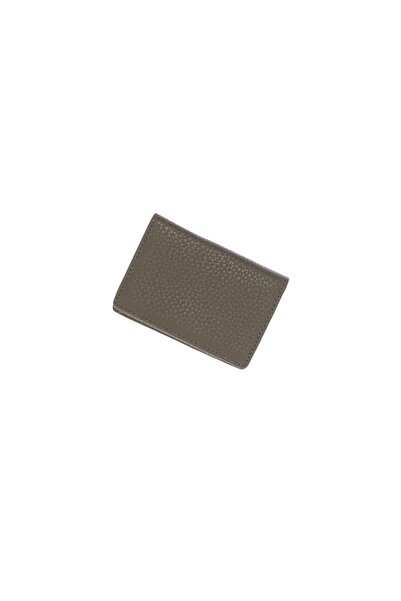 ButicCochet Portcard, din piele naturală, Buticcochet, 10x7x1 cm, Kaki - PR1038