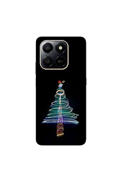 OEM Husa compatibila cu Honor X7d Silicon Gel Tpu Model Craciun Brad Neon