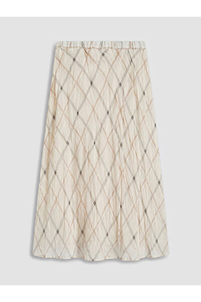 LC Waikiki I Beli Corded Diamond Embroidered Skirt from Freezen Store