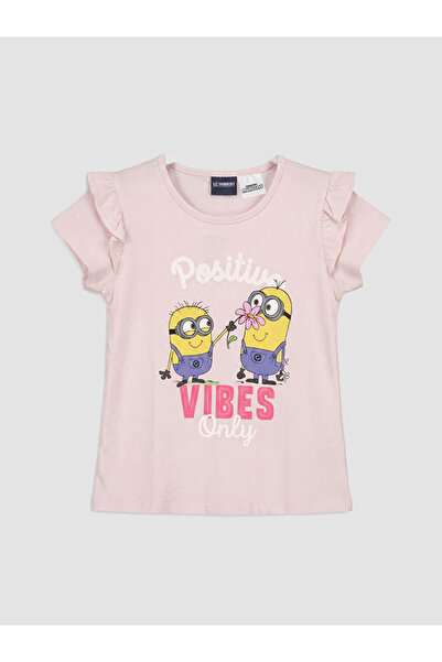 LC Waikiki تي شيرت مطبوع عليه I Zero Roba Yaka Minions للفتيات من Freezen Store