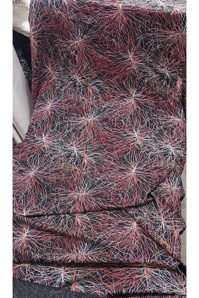 Blue Home Viscose Fabric Cotton Dress Shirt Pants Trousers (Width 90 cm) Sold as 1 Piece of 1 Meter