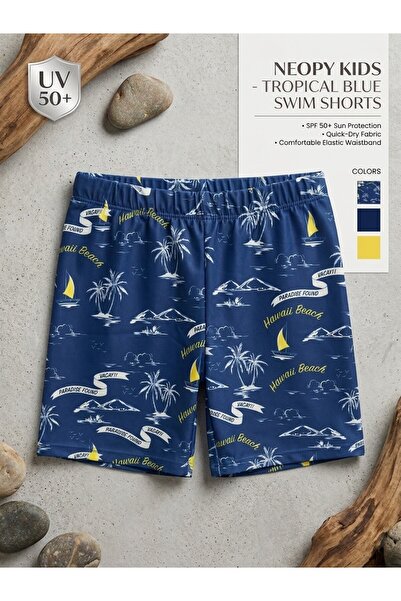 NEOPY Children's Swim Shorts Upf 50 Uv Protection