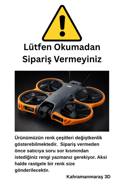 Kahramanmaraş 3D DJI Neo 2 Pervane Koruyucu ve Darbe Emici