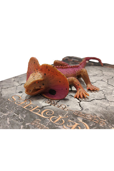 Animal World Calimera Toys Hayvan Figürleri Oyuncak Benekli Kertenkele Mor