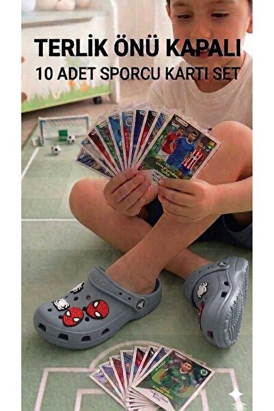 ÇEÇEN HOME Non-Slip Closed-Front Slippers with Sports Player Card - Non-Slip ...