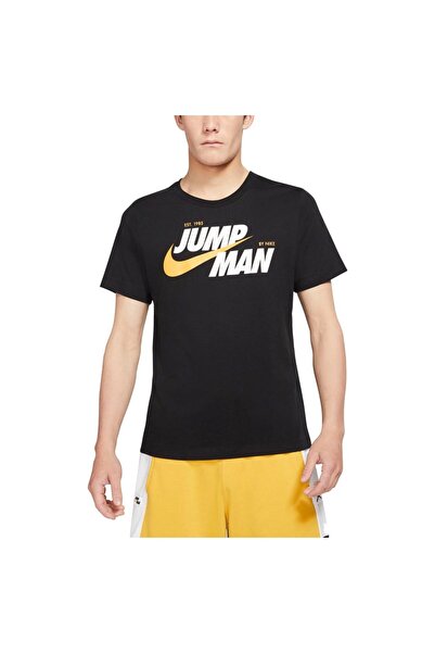 JORDAN Bărbați& # Tricou cu mânecă scurtă, cu imprimeu Jumpman, tip crew, XXL