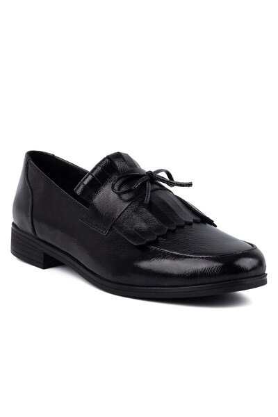 Mammamia 7645 26Ya Women's Casual Shoes Black Patent Leather
