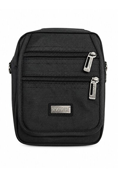 ZERVA QUEEN Black Functional Men's Daily Handbag