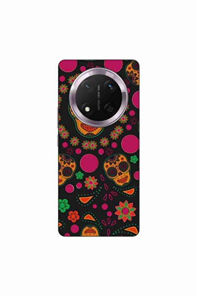 OEM Husa compatibila cu Honor Magic7 Lite Silicon Gel Tpu Model Halloween Flo...