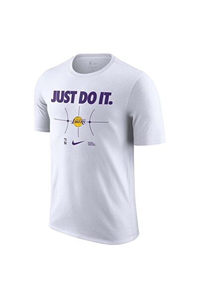 Nike Bărbați& # x27;s Tricou cu mânecă scurtă Los Angeles Lakers NBA Essentia...