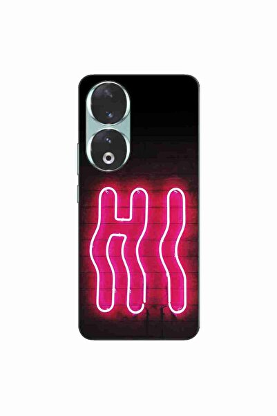 OEM Case compatible with Honor 90 5G Silicon Gel Tpu Model Neon Hi