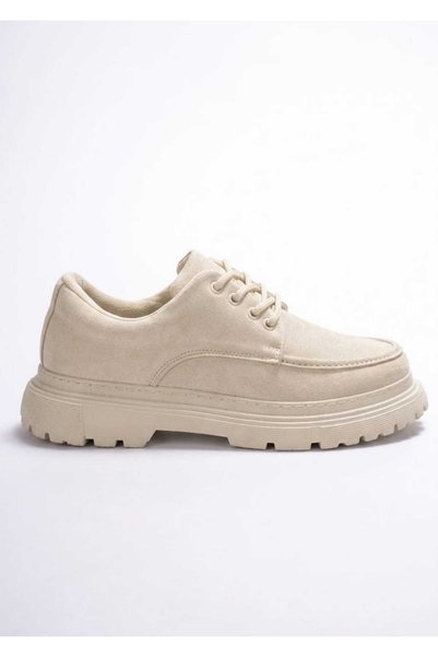 Lucy Shoes Yg-X1 Men's Casual Lace-Up High Quality Suede Classic Shoes Skt - Beige