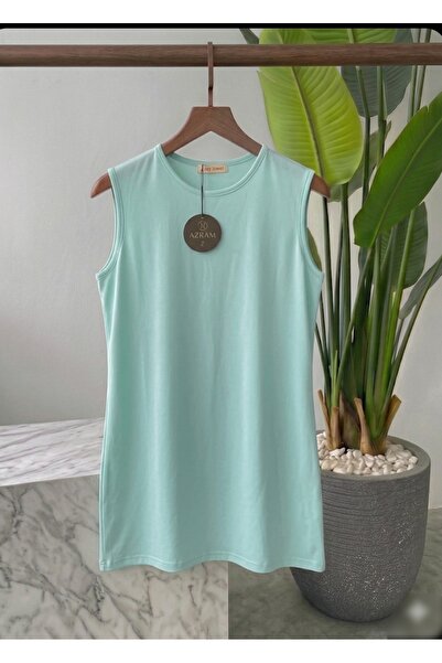 Azram Fashion Sıfır Kol İçlik Tunik