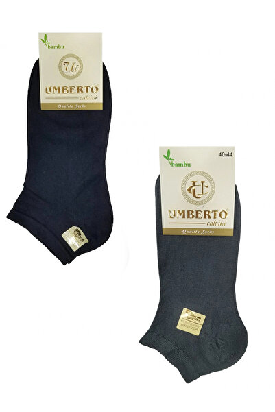 Umberto Calvini Ανδρικές κάλτσες Umberto 6 Pieces Natural Bamboo Booties - 307