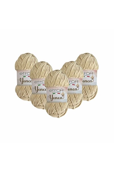 Etrofil Yonca Baby Kadife El Örgü İpi 5'li Set