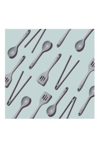 Tantitoni SİLİKON GRİ 3 LÜ BÜYÜK SERVİS SETİ