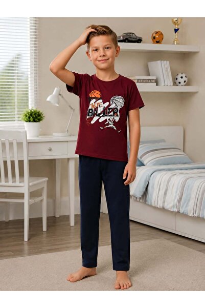 Pemilo Set de pijamale cu mânecă scurtă pentru băieți Süprem 4030