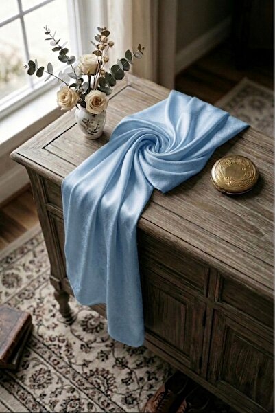 miremiran PARLAK SATEN KUMAŞ en (150cm) 1 metre fıyatıdır ithal saten BEBEMAVİ