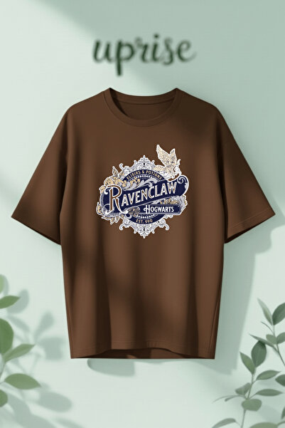 Vordevia Ravenclaw Building Printed Cotton Oversize T-Shirt