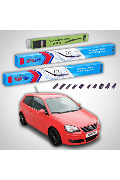 TEAMCAR Volkswagen Polo 9N1/9N2 Χάτσμπακ (2001–2005) Επίπεδες Υαλοκαθαριστήρε...