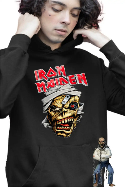 OEM Iron Maiden Mummy Heavy Metal Kids Boys Sweatshirt