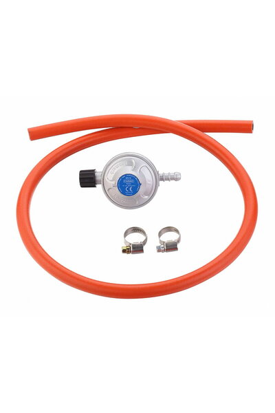 Cadac Set regulator de presiune gaz și furtun cu filet de 1/4, 30mBar 8515