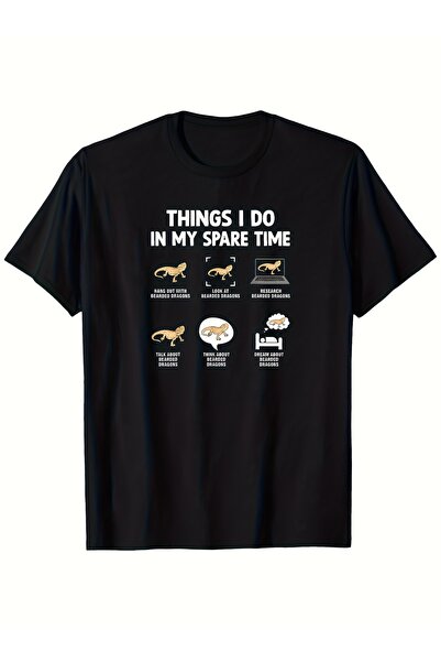 Blueno YO Fun Bearded Lizard Lover T-shirt - Heavyweight 100% Cotton T-shirt