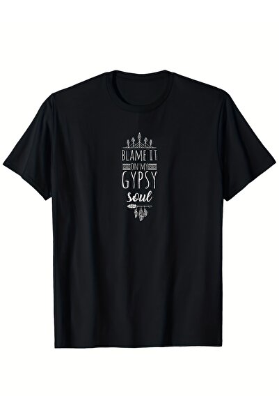 yiou trendy clothing تي شيرت بتصميم بوهيمي مضحك