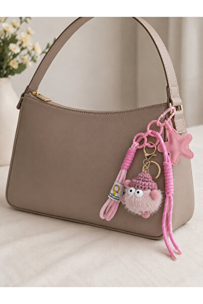 ELOVE Cute Plush Bag Charm/Keychain for Women
