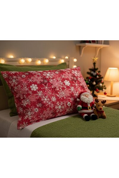 ARTUNHOME Față de pernă din flanel cu model de Anul Nou 50x70 cm. Adu căldura...