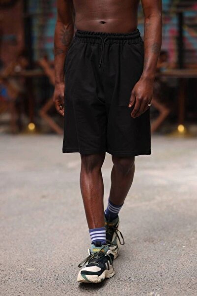 Generic Brand Men's Two-Thread Pocket Shorts - Black Mariposa Secret