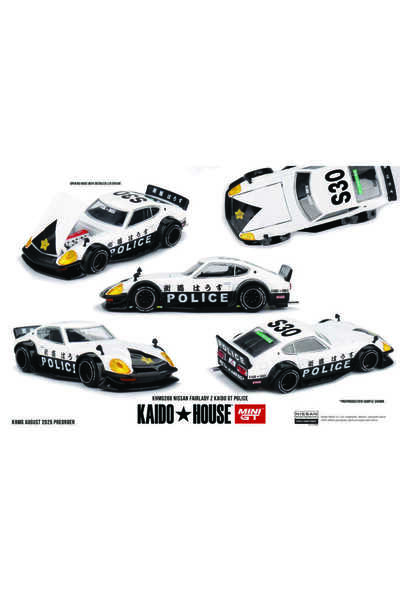 mini gt 1/64 //208 Kaido House Nissan Fairlady Z Kaido GT Police