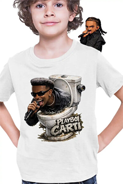 OEM Tricou Copii Baieti Playboi Carti Skibidi Toilet