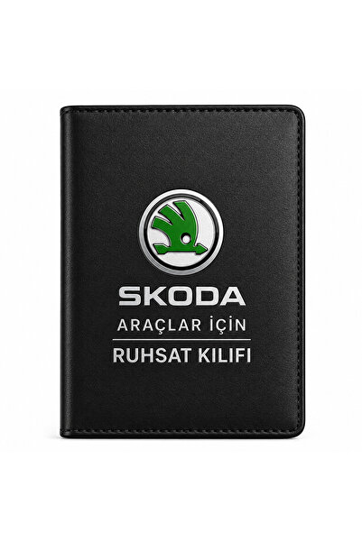 EP GARAJ OTOMOTİV Skoda Araçlar İçin 7 Bölmeli Ruhsat Kılıfı