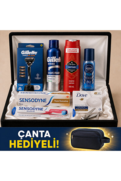 Gillette Proglide Erkek Kişisel Bakım Seti -Damat Bohçası - Hediye Seti -Nişa...
