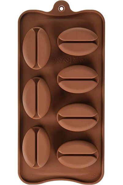 BPA Silk Route - 3Pcs Coffee Bean Shapes Silicon Mold Ice Soap Cube Tray, 7 C...