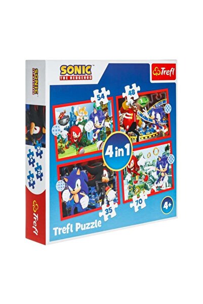 Sonic Jumbo The Hedgehog 4 in 1 Puzzle