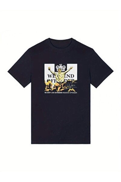 bolivia's تي شيرت Weekend Offenders Leo Zodiac - أسود بطباعة Y2K Streetwear و...