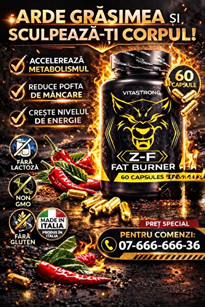 vitastrong Z-F TERMOGENIC 60 capsule - Promovează metabolismul