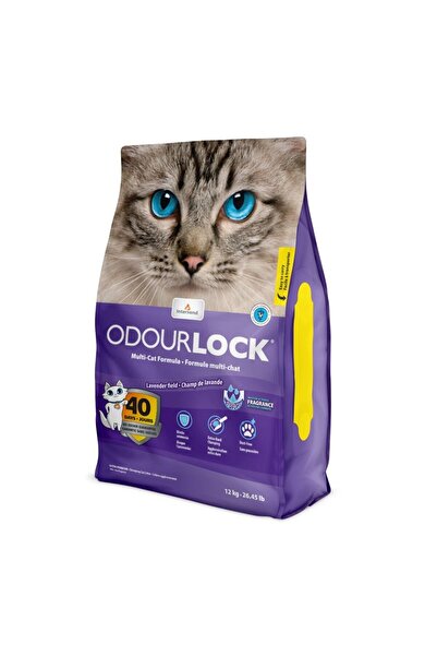 Intersand Odourlock Lavender Cat Litter Άμμος Υγιεινής Γάτας Λεβάντα 12kg
