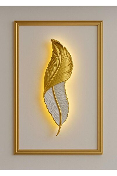 APLİKHANE YAPRAK APLİK BEYAZ VE GOLD BİR ARADA .!