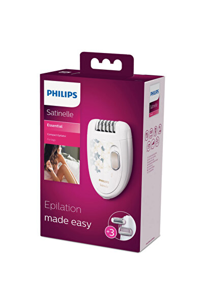 Philips Smart Philips Satinelle Essential Compact Epilator - HP6423/00