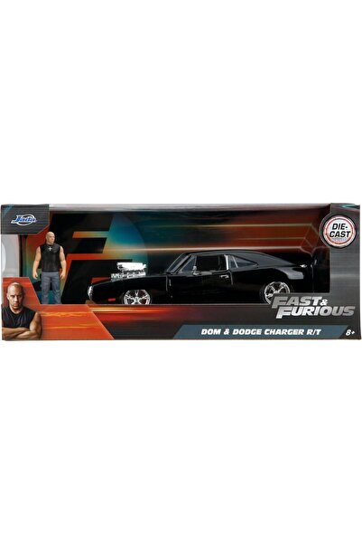 Jada Set masina si figurina, Jada, Fast And Furious, Dodge Charger 1970 si Do...