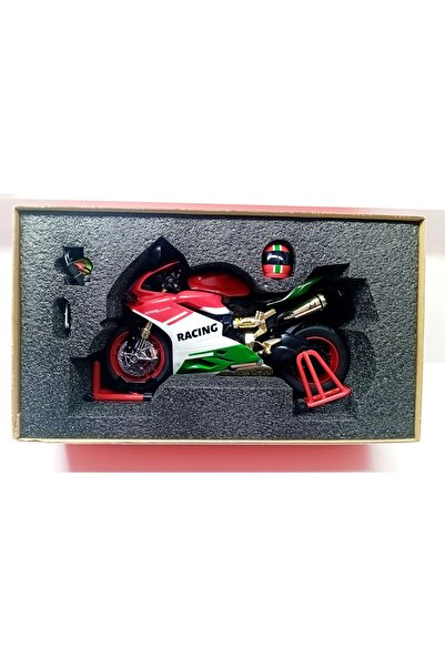TY Dianomi TYMODELS/ 1:9 ÖLÇEK DUCATİ RACİNG 1299 sesli ışıklı metal modeldir