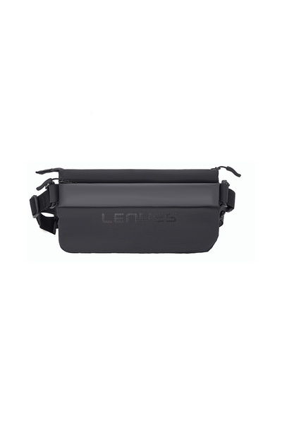 Lenyes Lb564 Dreamer Waist Series Waterproof Leather Design Waist Bag Black