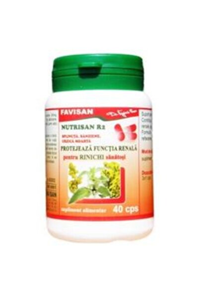 Favisan Nutrisan R2 pentru Protectia Rinichilor Favisan, 40 capsule