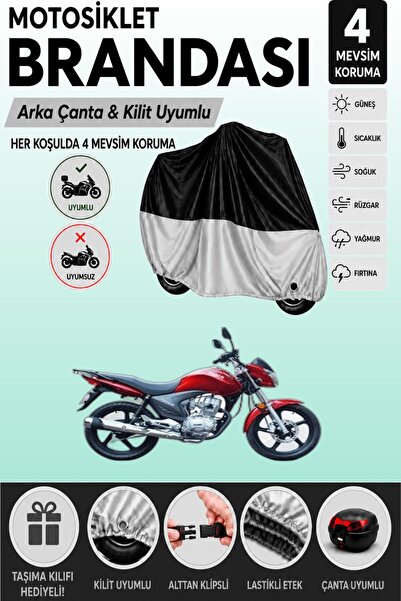 Cemku Double Black Top - Gray Bottom, Rear Bag Compatible Kuba Platinum Motor...