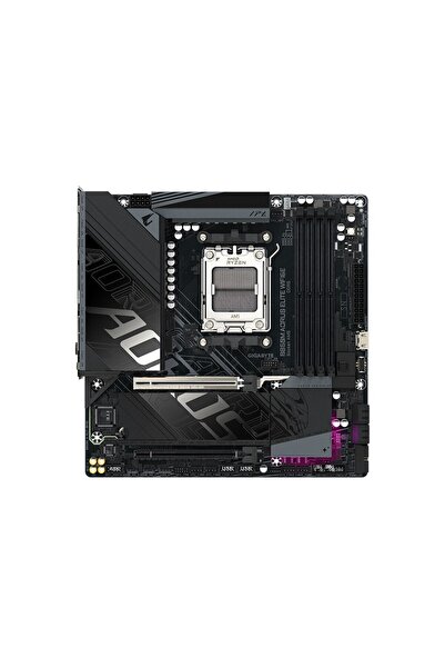 Gigabyte B850M AORUS ELITE WIFI6E AMD B850 AM5 DDR5 Soket 8200MT/s mATX Anakart