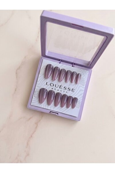 Louesse Beauty LOUÉSSE BEAUTY BASIC Mauve Glow Takma Tırnak Seti