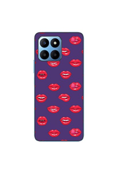 OEM Husa compatibila cu Honor 70 Lite Silicon Gel Tpu Model Buze Pattern